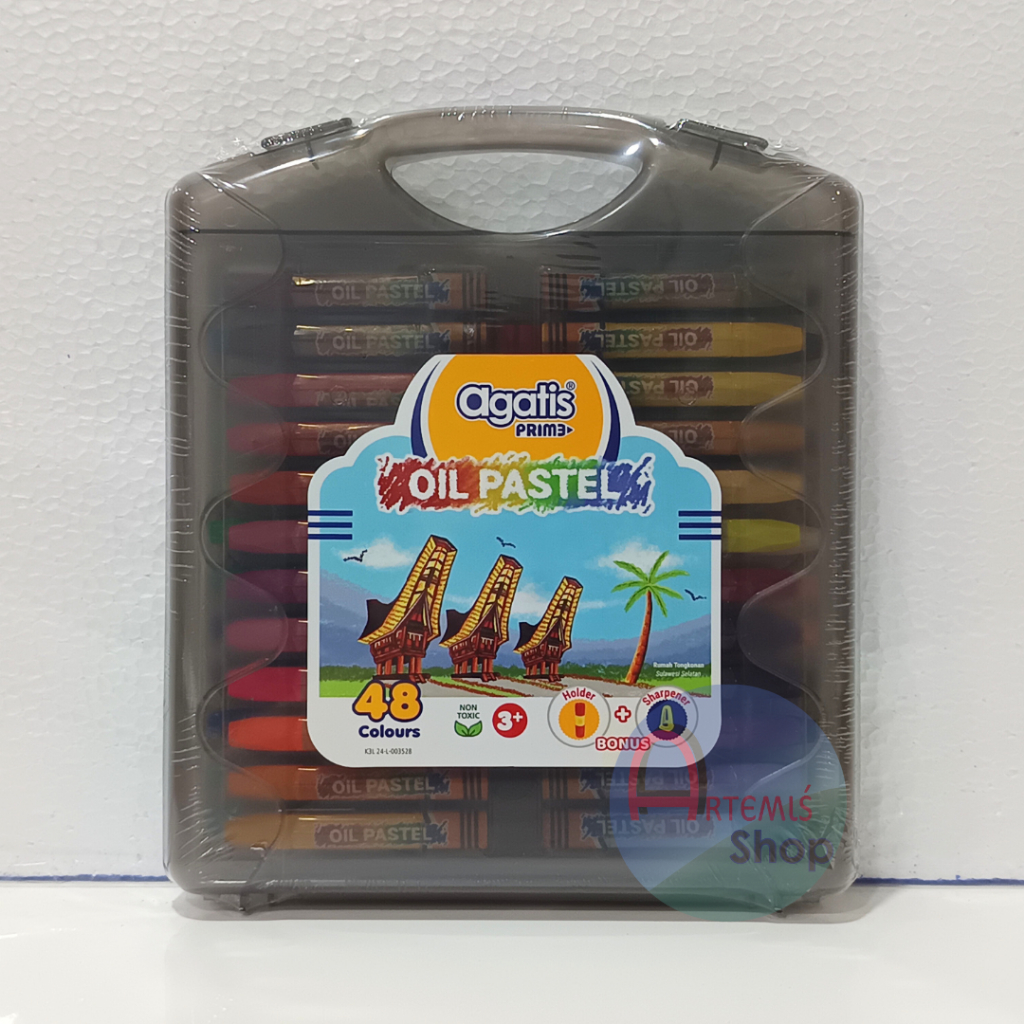 

Oil Pastel / Crayon / Krayon AGATIS Prime Isi 48 Warna