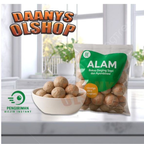 

Baso Alam BE Isi 25 Butir - Bakso Homemade Kenyal - Untuk Kuah & Goreng 250gr