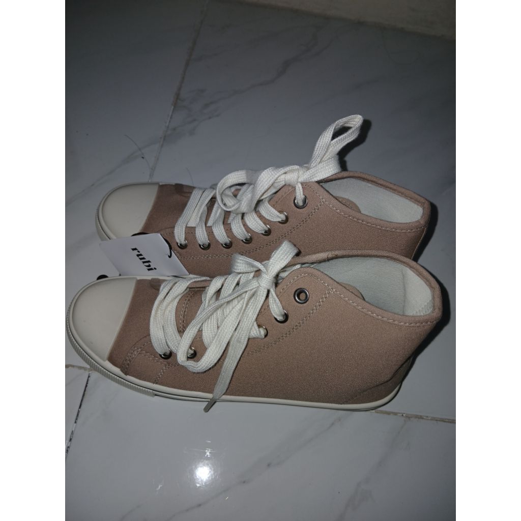 Rubi Shoes Harlow High Top - Latte New (baca deskripsi)