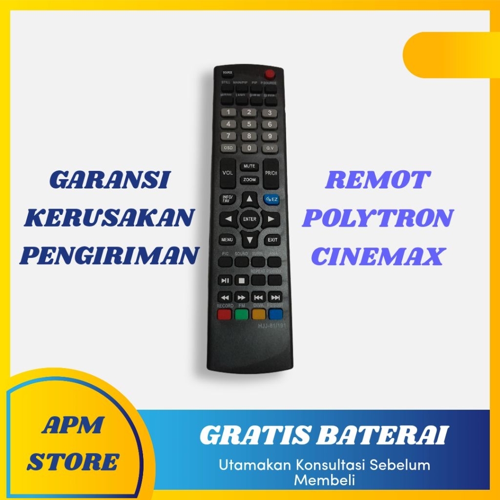 REMOT TV POLYTRON CINEMAX