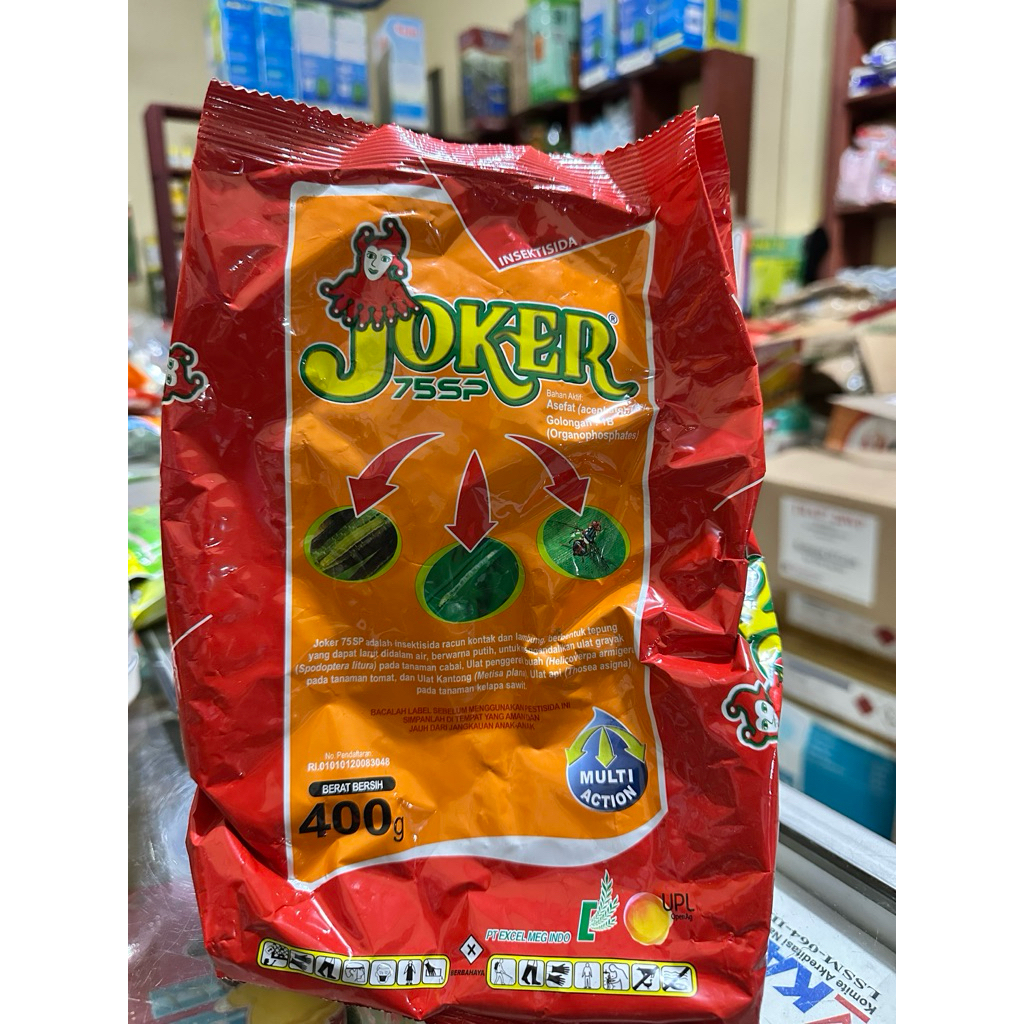 INSEKTISIDA JOKER 75 SP 400GRAM - INSEKTISIDA BAHAN AKTIF ASEFAT