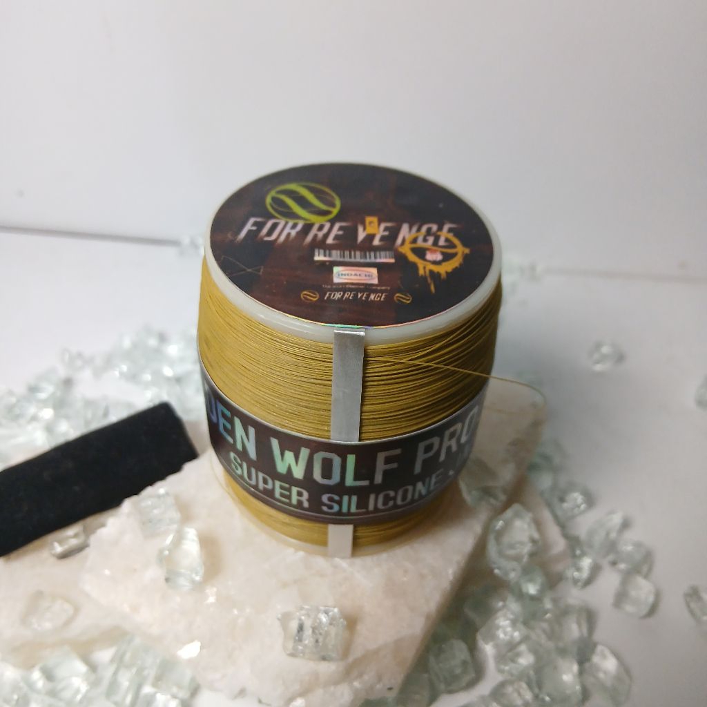 senar gelasan GOLDEN WOLF 0.20 indachi 2000yard + bonus pelindung jari