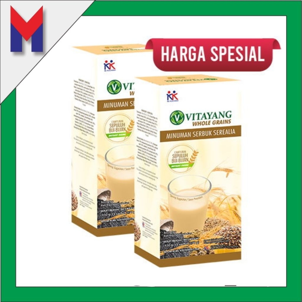 

Vitayang Whole Grains Sereal diet pengganti makan 1 box 15 sachet