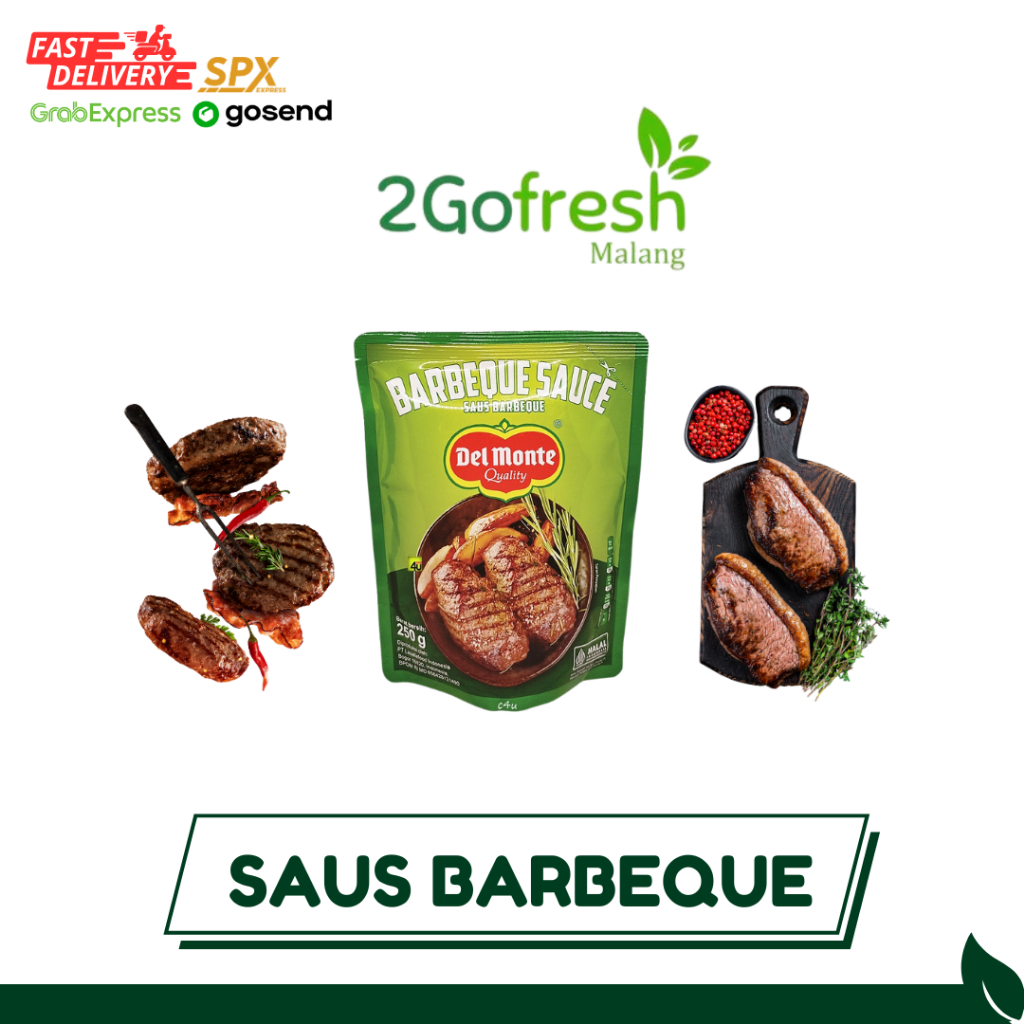 

Barbeque Saus Delmonte | 2Gofresh | Sayuran | Ayam | Ikan | Daging | Dapur | instant | Fresh | Halal |