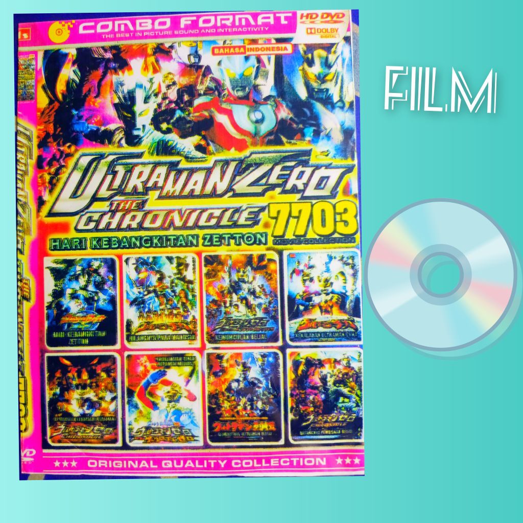 kaset film kartun ultraman zero volume 7703 isi 8 judul film terbaik