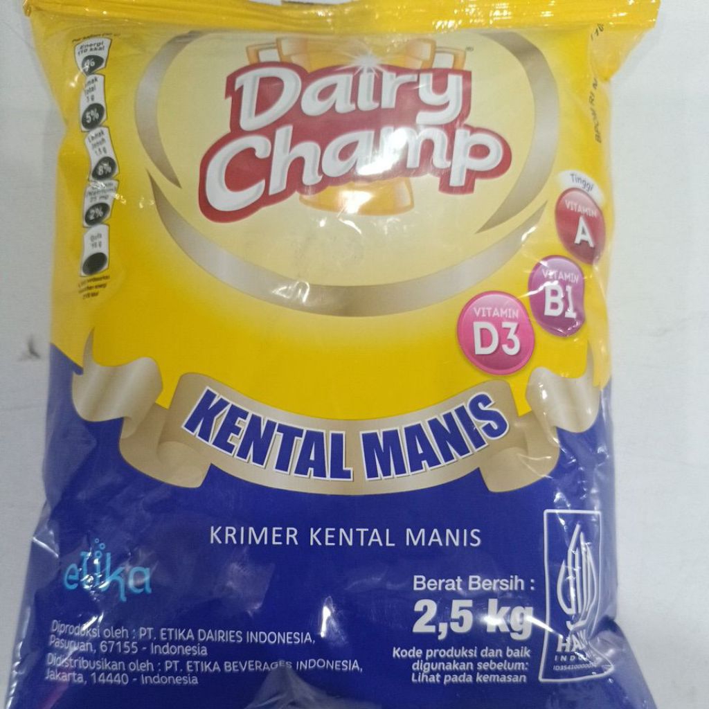

Susu Dairy Champ 2,5kg Exp Juli 2026