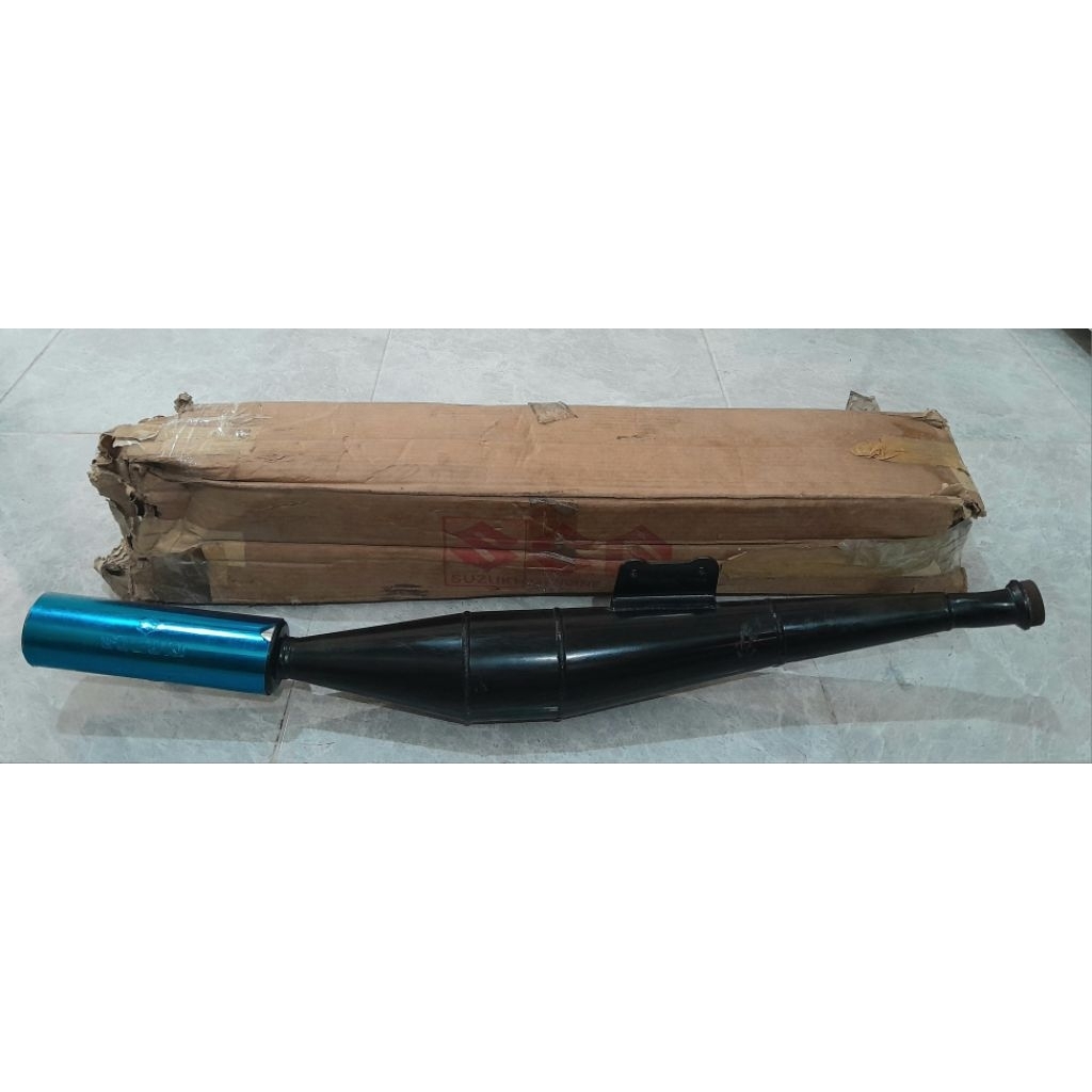 Knalpot exhaust muffler suzuki tornado GS original baru