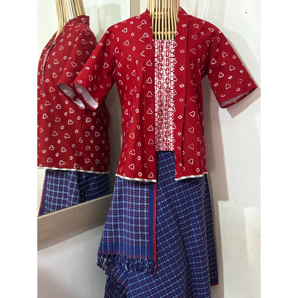 Kebaya Kutu Baru Batik Jumputan