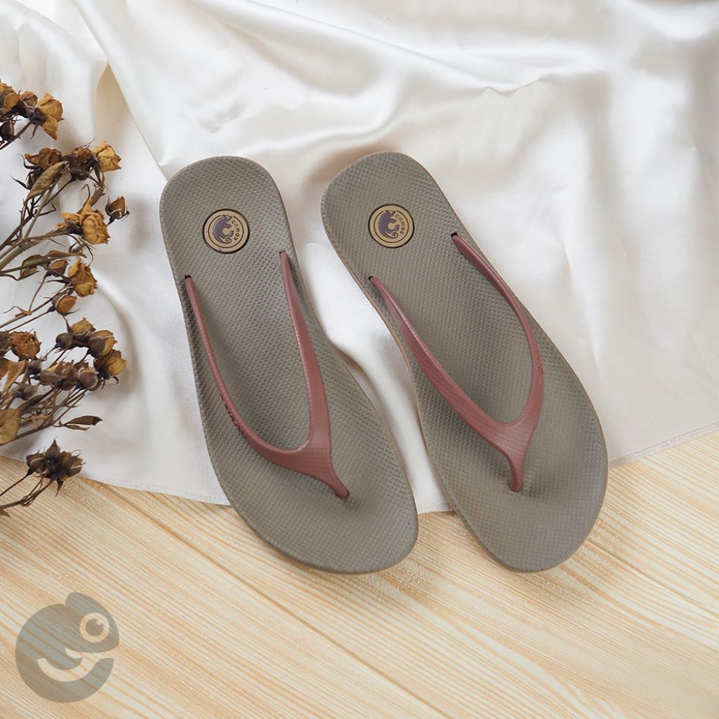 Camou Chelsea Sandal Jepit Karet Casual Wanita