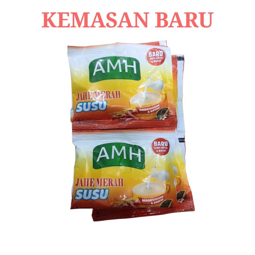 

Jahe Merah Amanah Mix - Jahe Susu AMH 1 renceng