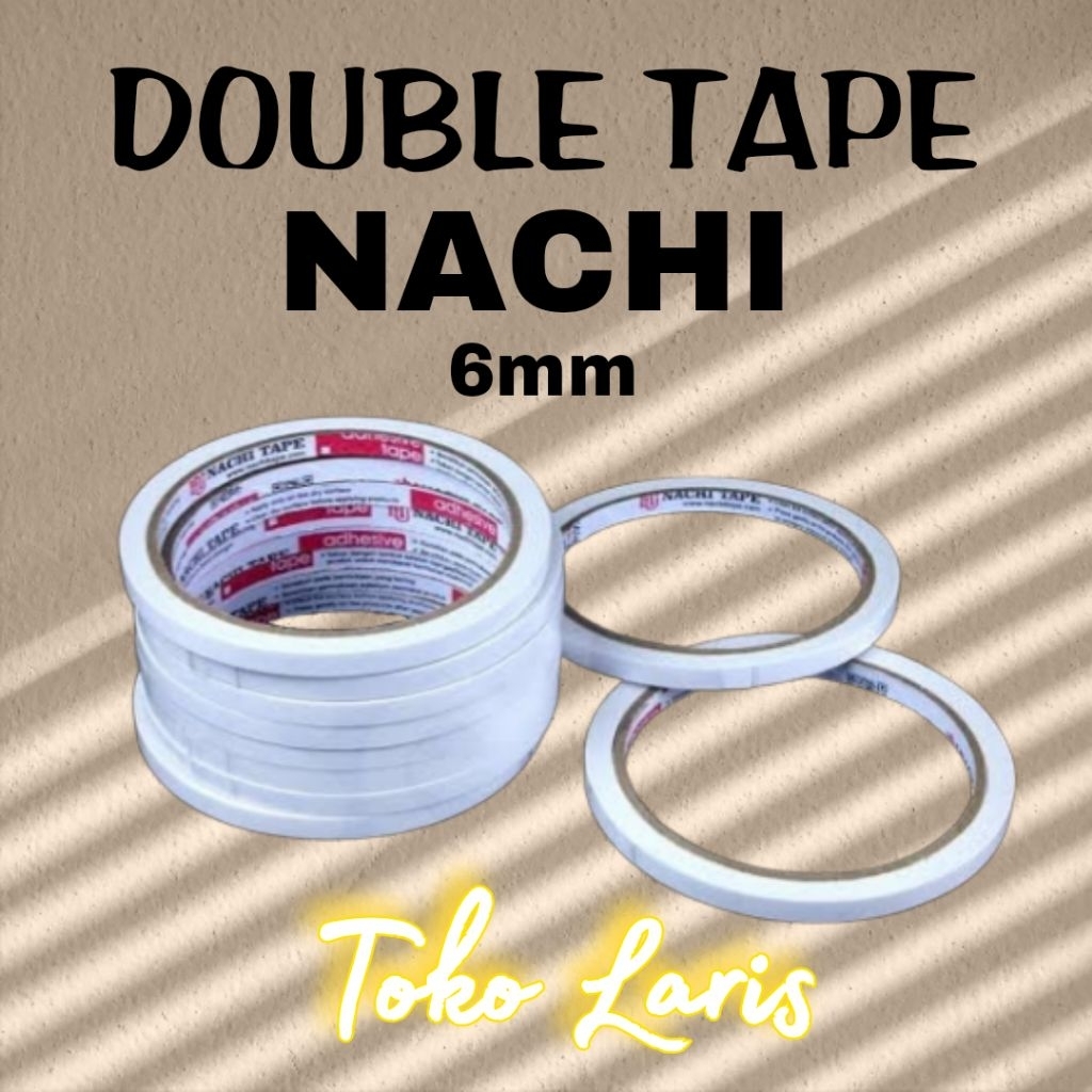 

DOUBLE TAPE 6mm 1/8" Nachi