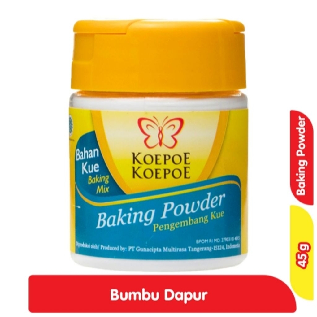 

Koepoe Koepoe Baking Powder Pengembang Kue 45 g