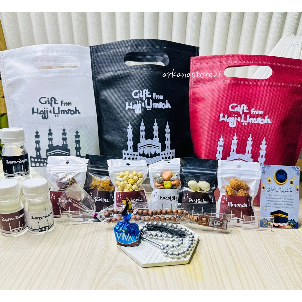 

(100 Pcs) oleh oleh haji dan umroh tas goodie bag/ oleh oleh haji dan umroh