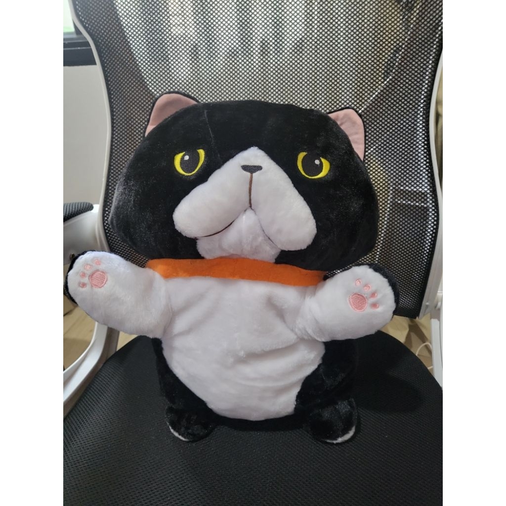 Boneka Kucing Hitam Putih Amuse