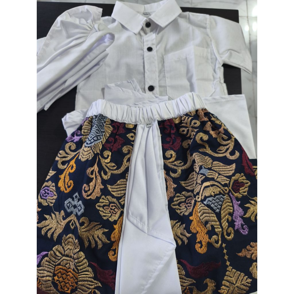 Set Saput Kamen Baju Anak Laki