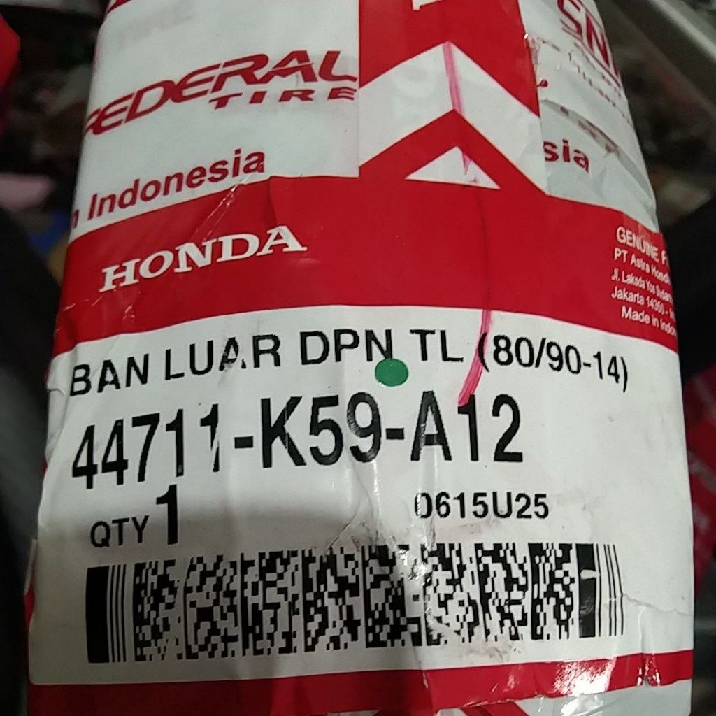 ban tubles depan beat ahm 80/90 14