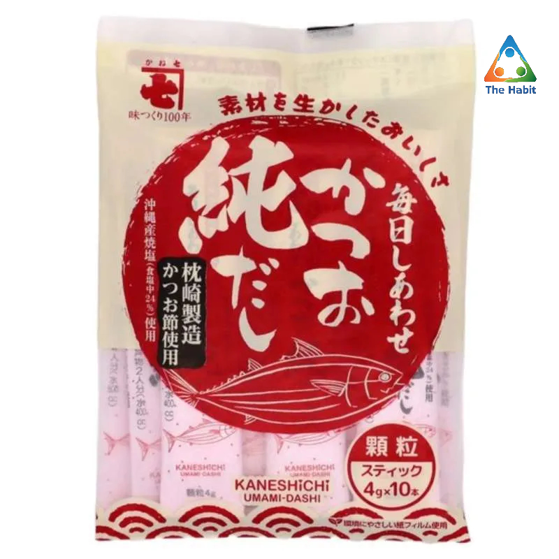 

(The Habit) KANESHICHI KATSUO DASHI SEASONING 40GR/KANESHICHI KOMBU DASHI SEASONING 40GR