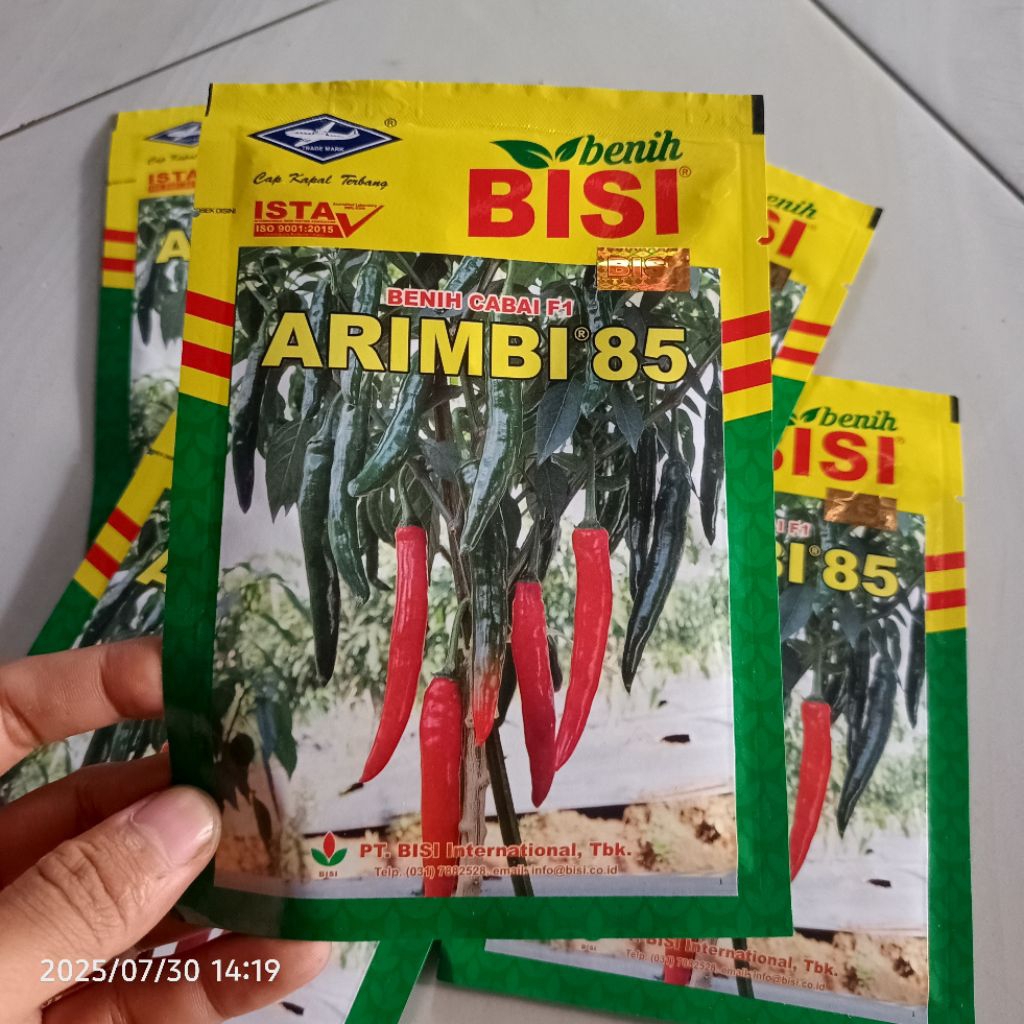 Benih Cabai Merah Besar Arimbi 85 F1 – BISI | Tahan Penyakit 10gr