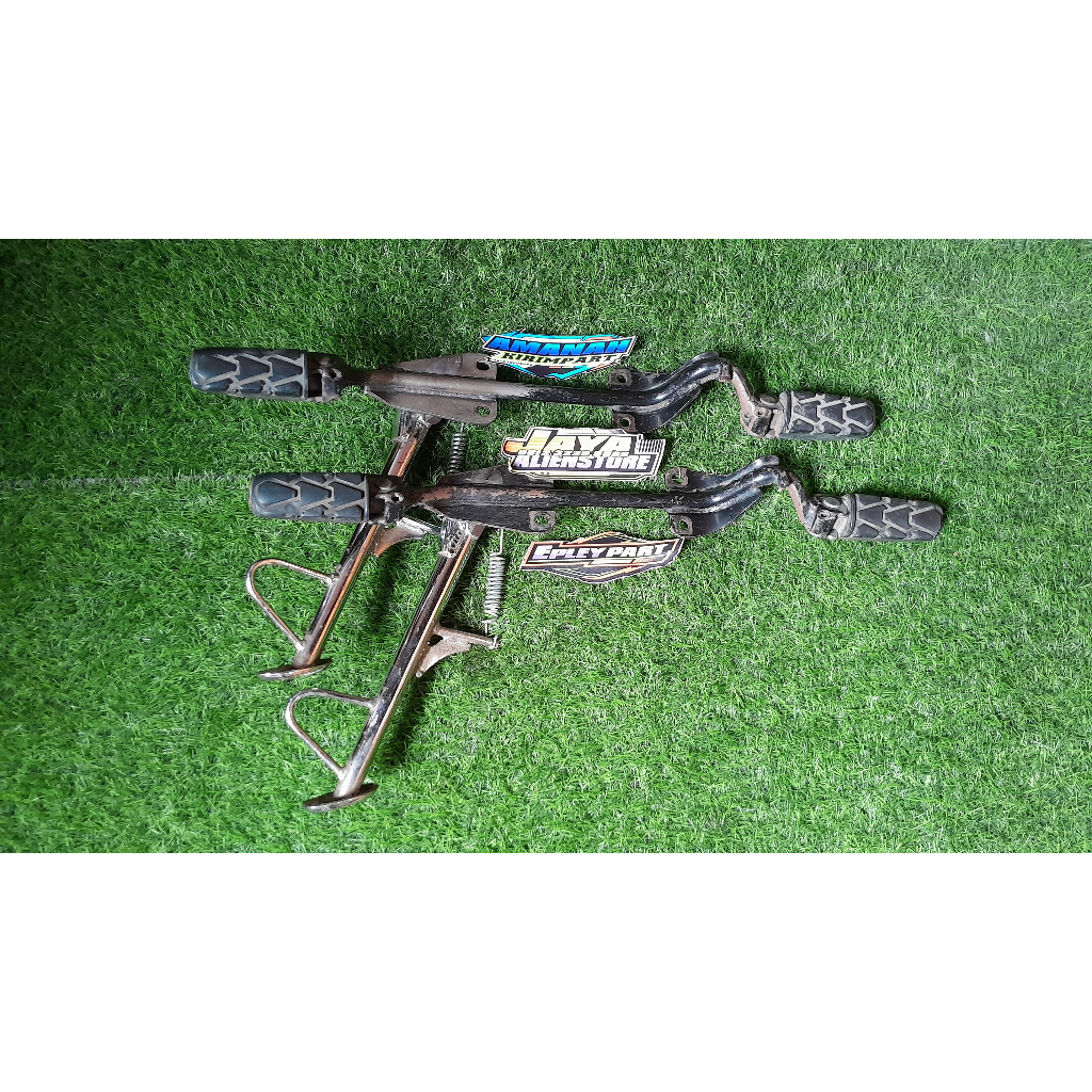 Postep Depan Megapro Mono Karet Step Original Set Standart Samping Crome Ninja FI PNP CB GL MP TIGER