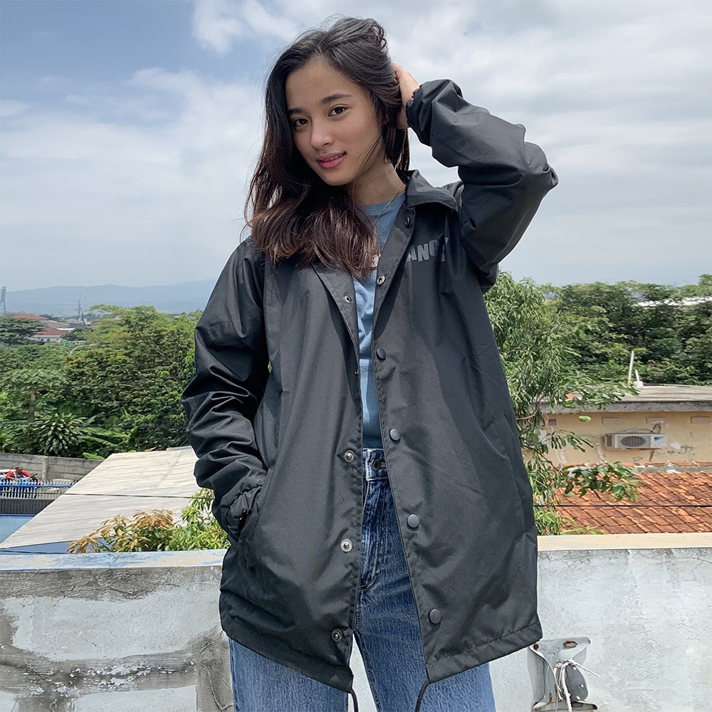 Langky Jaket Coach Windbreaker Jacket Wave