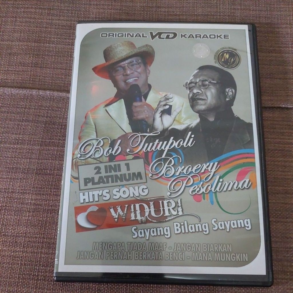 VCD original karaoke bob tutupoly broery pesolima