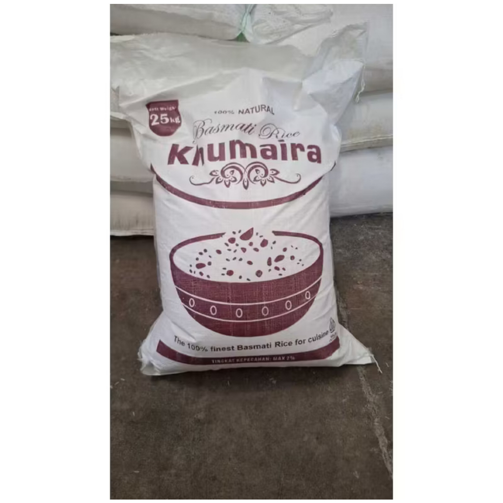 

Basmati Khumaira 25kg Beras Basmati 10kg