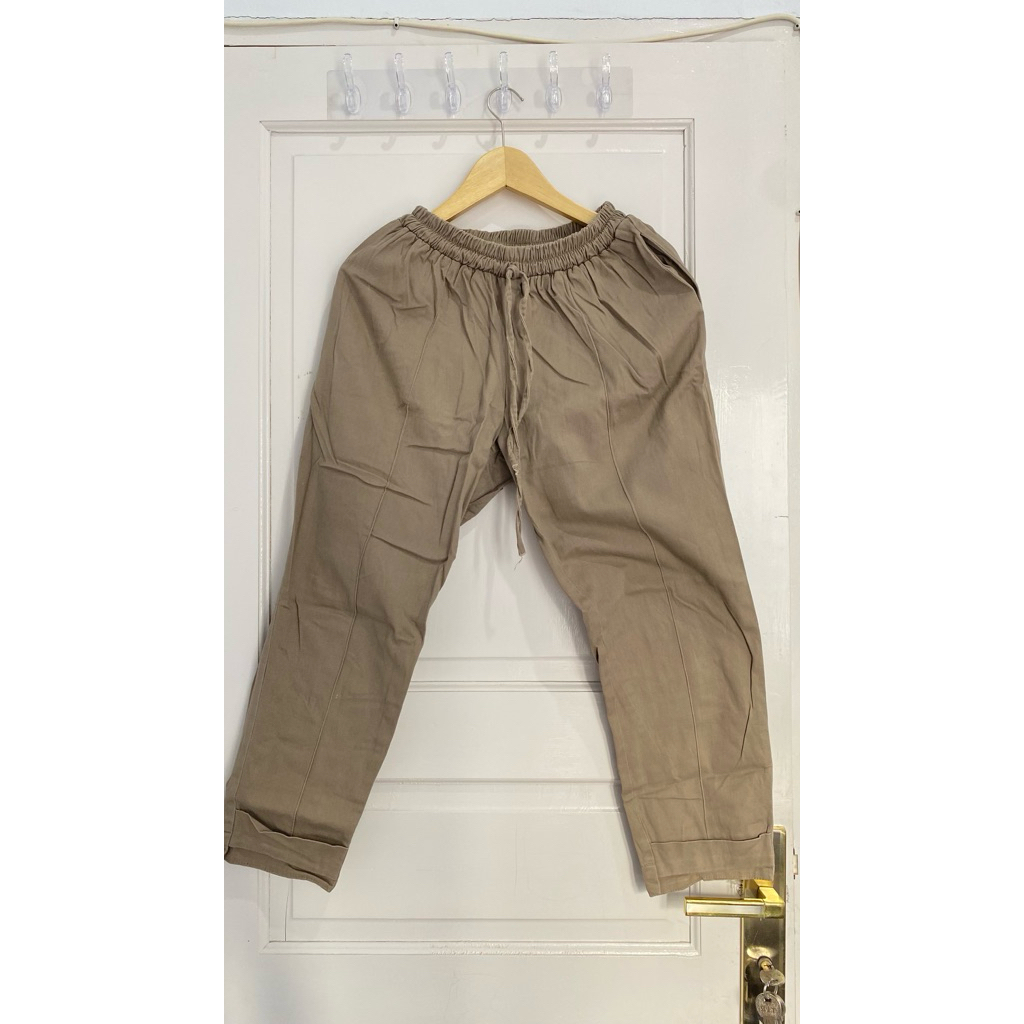 [PRELOVED] Celana Wanita Baggy Pants Jumbo / Celana Panjang Wanita Bahan Katun stretch Melar