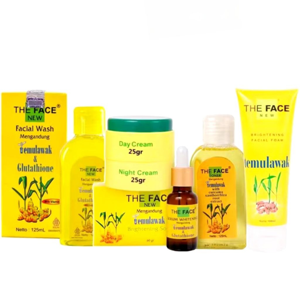 [100%ORI BPOM]THE FACE TEMULAWAK SERIES PAKETAN|Skincare Pencerah lokal aman