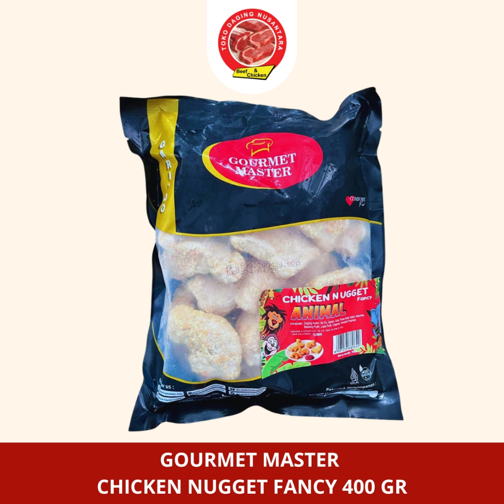 

GOURMET MASTER CHICKEN NUGGET FANCY 400GR