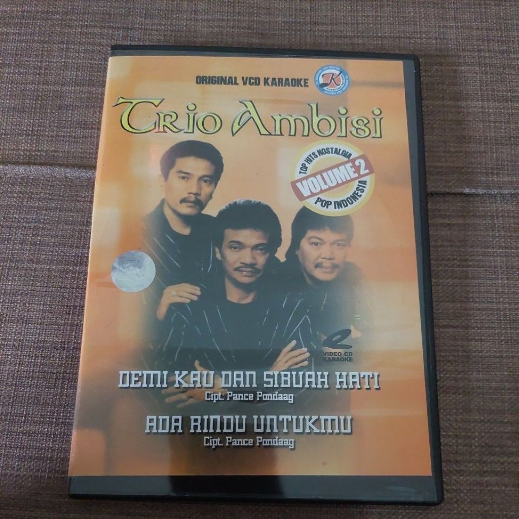 VCD original karaoke trio ambisi vol.2