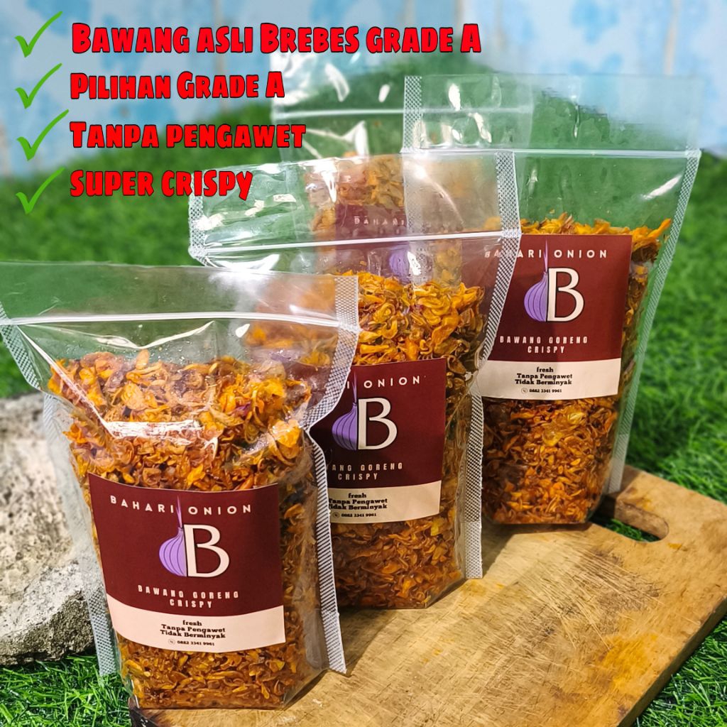 

Bawang goreng crispy kriuk asli brebes grade A