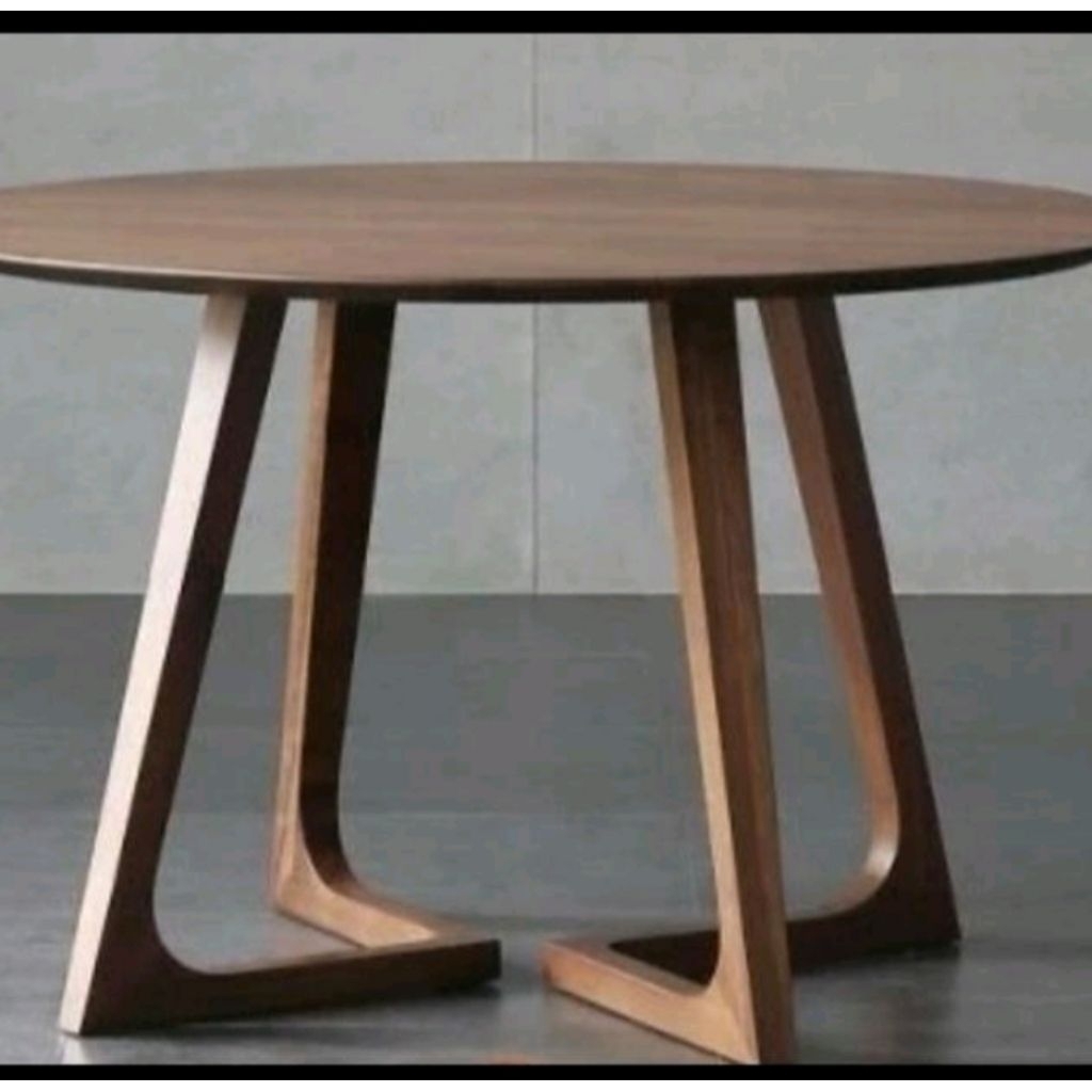 Meja bulat /meja bar bulat rangka kaki besi