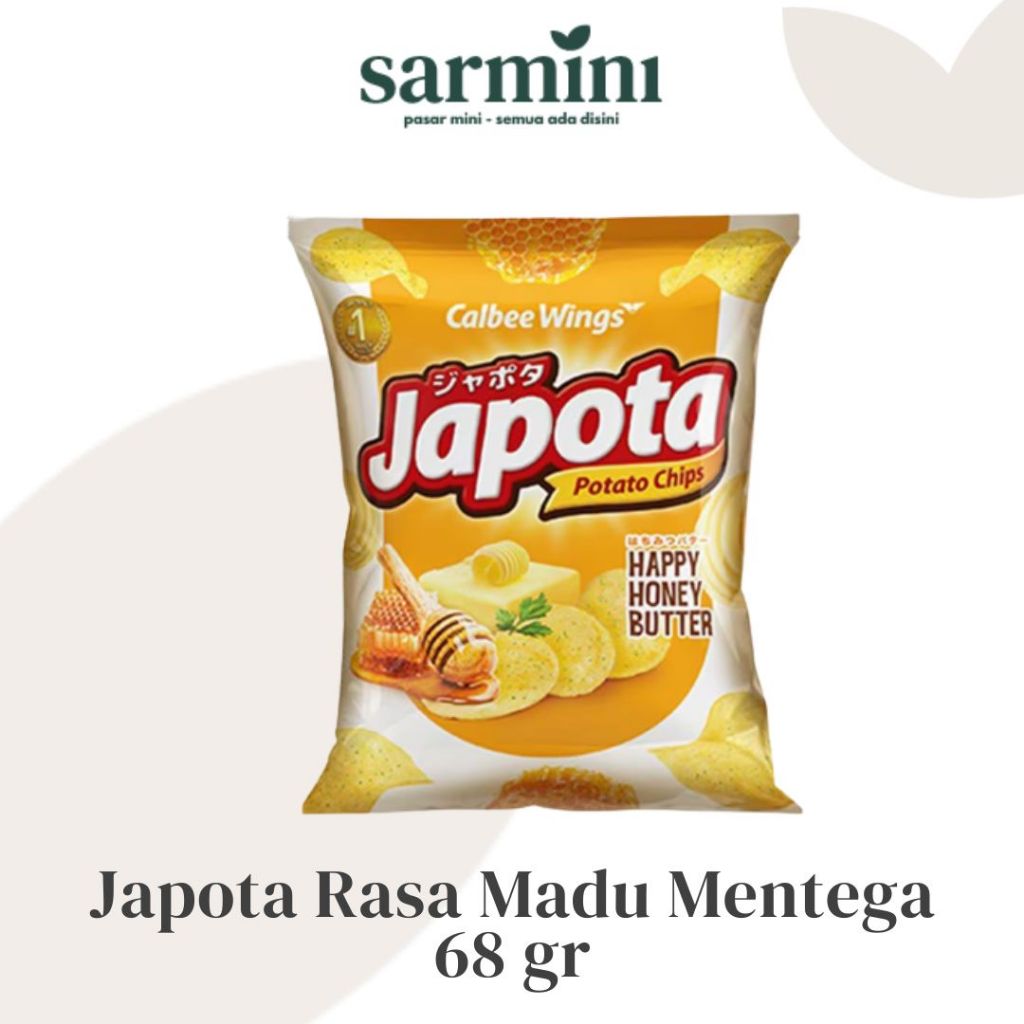 

Japota Potato Chips Madu Mentega 68gr