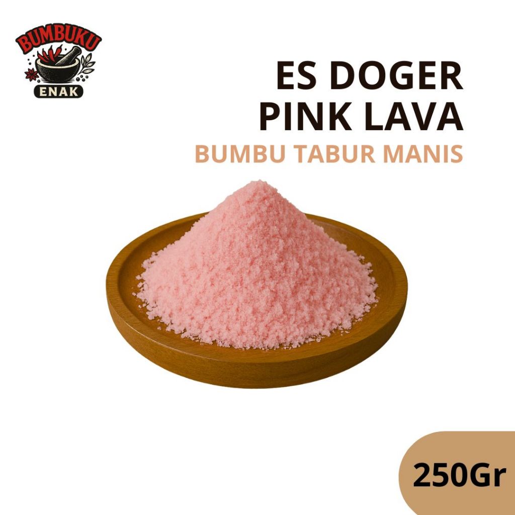 

Bumbu Tabur Manis Rasa Es Doger Pink Lava 250gr – Rasa Manis Legit, Cocok untuk Topping Camilan & Minuman Kekinian