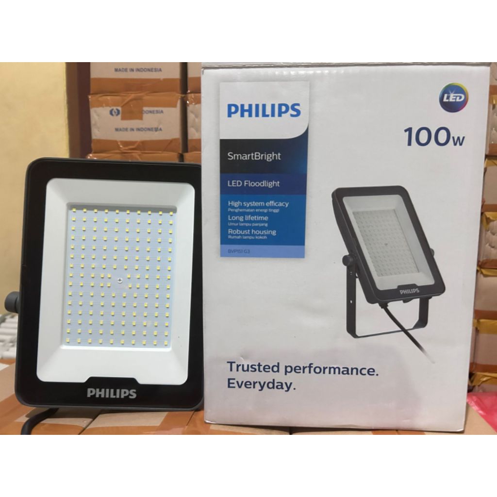 lampu sorot philip 100w 100 watt led sorot tembak floodlight outdoor