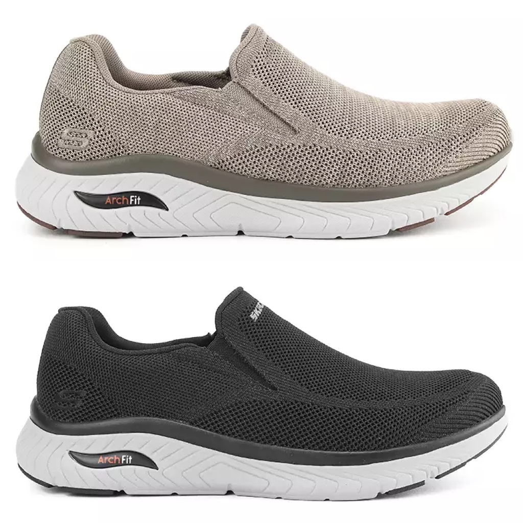 Skechers Arch Fit Crosser Original (Sepatu Sneakers Slip On Pria ss)