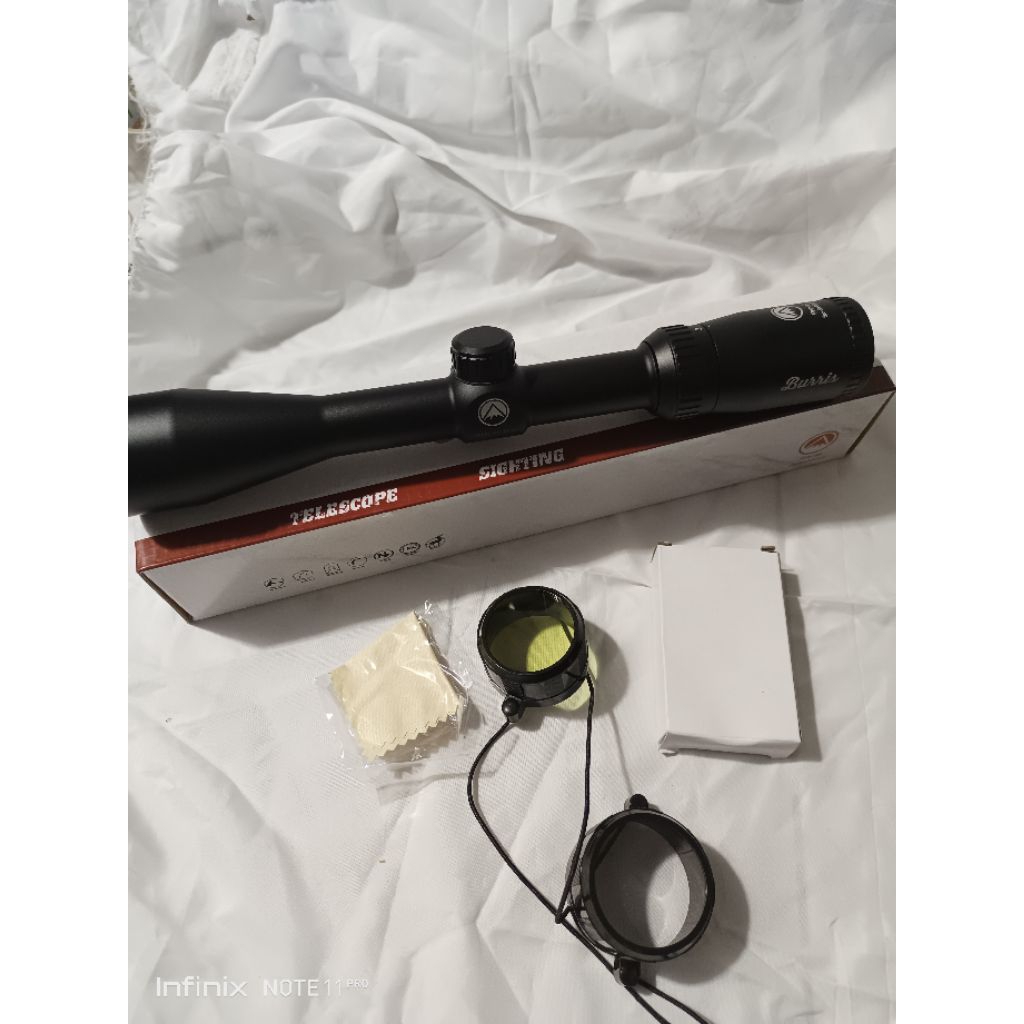 Teleskop Burris 3-9x40 Buris 3 9x40 Lensa Jernih Tahan Getar Body Compact