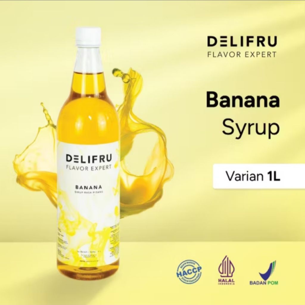 

DELIFRU SYRUP BANANA 1000 ML