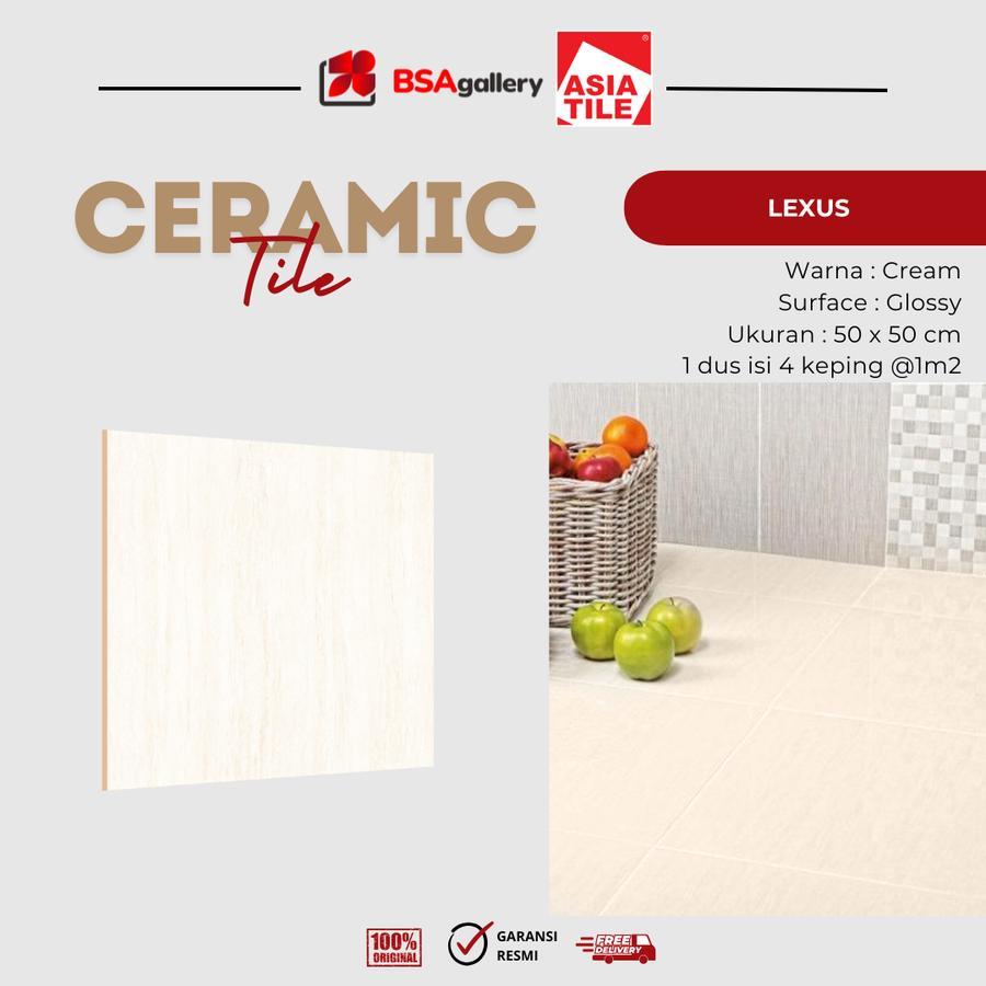 KERAMIK PLATINUM 50X50 LEXUS CORAK GLOSSY MURAH /LANTAI KERAMIK TILE
