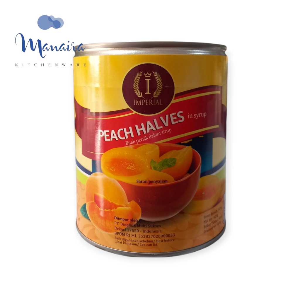 

IMPERIAL BUAH KALENG PEACH HEALVES 825 GR