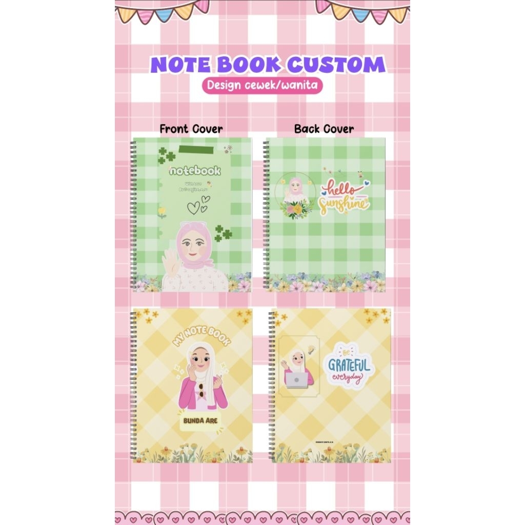 

Note Book Custom(PO bisa req warna)