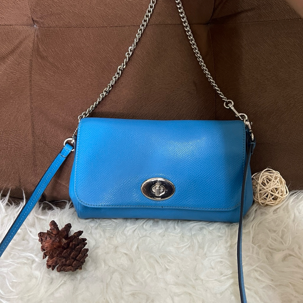 preloved coach sling bag mini ruby crossbody leather|tas selempang kulit asli|coc second|pl coc