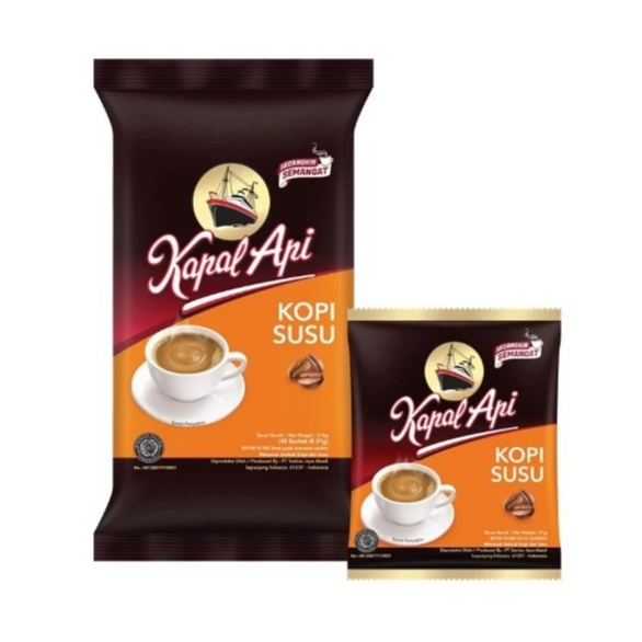 

KAPAL API Kopi Susu 1 Pack (10 x 31 gr) / KOPI KAPAL API SUSU