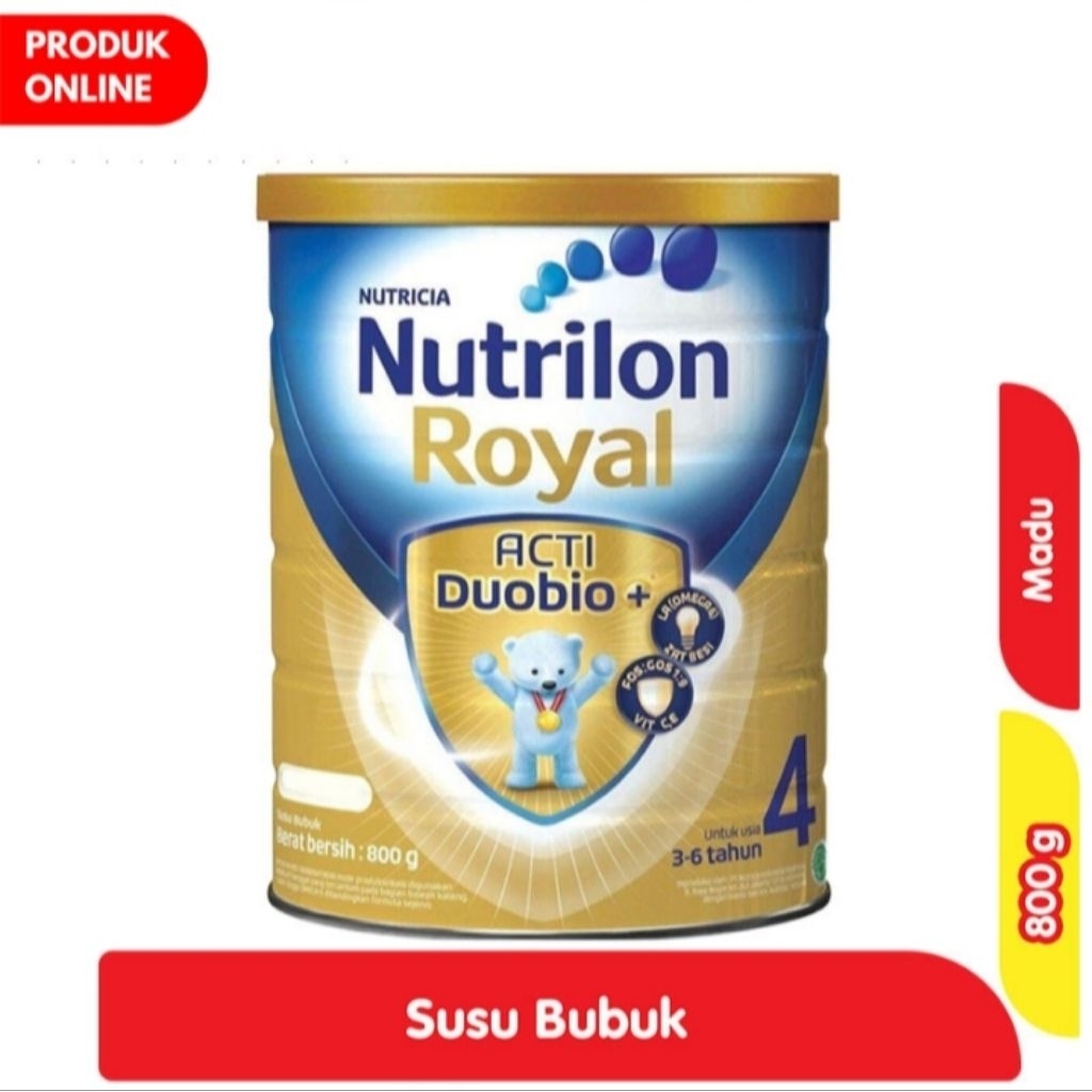 

Nutrilon Royal 4 Susu Bubuk Pertumbuhan Anak 3-6 Tahun Madu 800 g