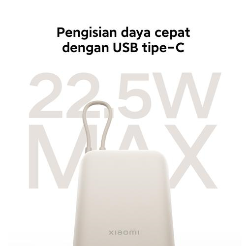 Xiaomi 33W Power Bank 10000 (Integrated Cable) TH Tan