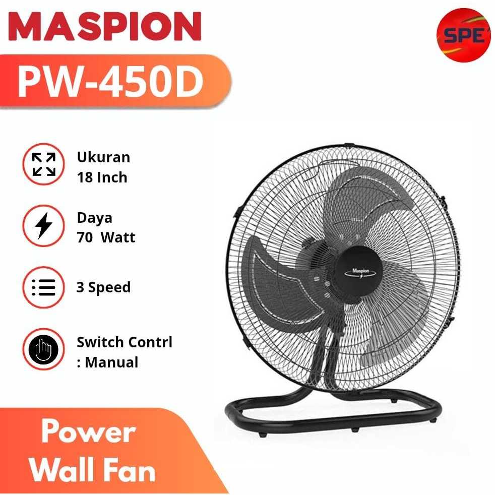 POWER WALL MASPION 18 INCH PW-450D / PW450D GARANSI RESMI (MEDAN)