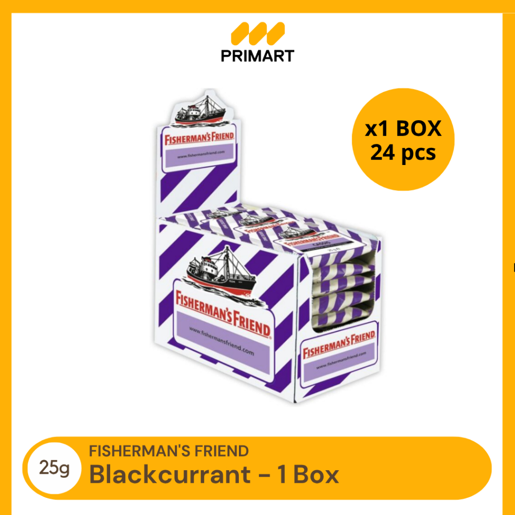 

Fisherman's Friend Permen Mint Blackcurrant 25 gr - BOX