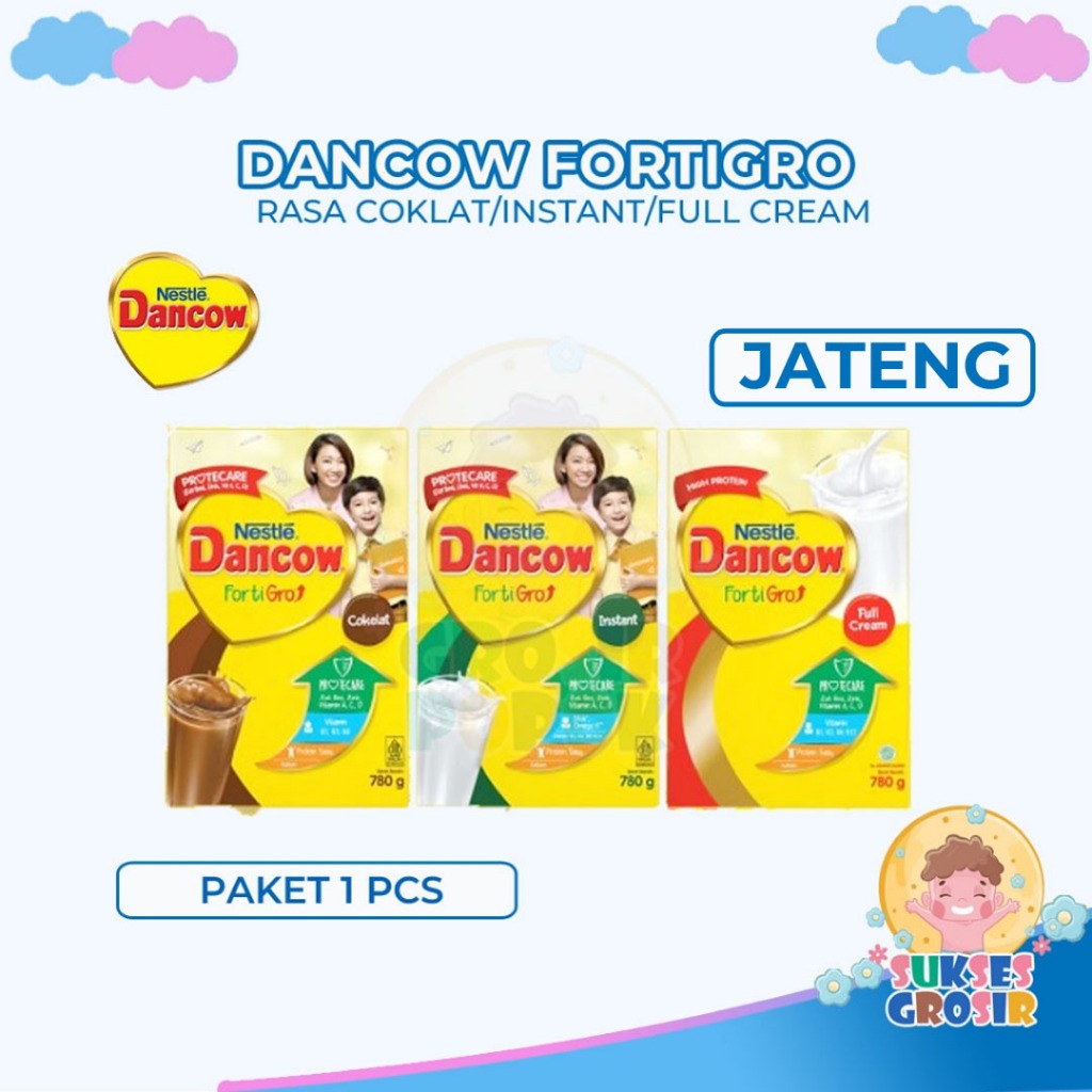 

Dancow Fortigro Instant/Cokelat/Full Cream 780Gr