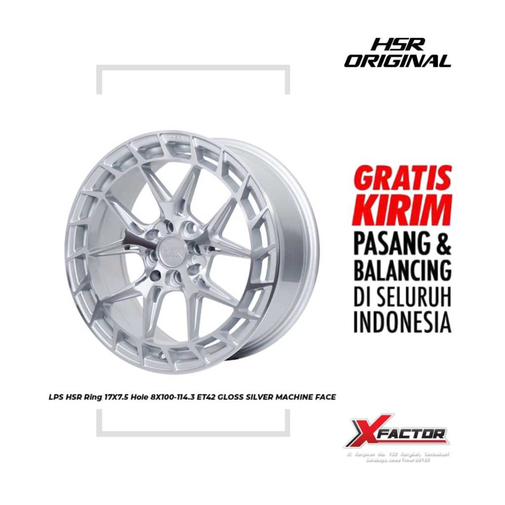 VELG MOBIL HSR R17 HSR LPS HSR R17X75 H8X100-114,3 ET42 GSMF
