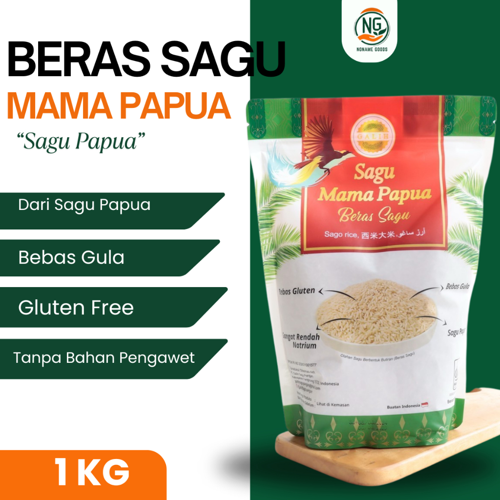

BERAS SAGU MAMA PAPUA ORiGINAL 1KG